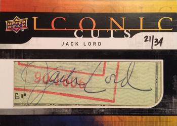 2008 Upper Deck - Iconic Cuts Exchange #NNO Jack Lord Front