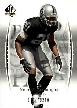 2003 SP Authentic #113 Nnamdi Asomugha Front