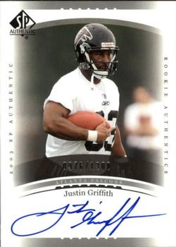 2003 SP Authentic #240 Justin Griffith Front