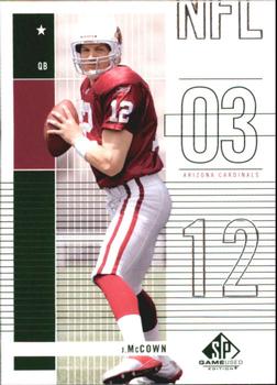 2003 SP Game Used #36 Josh McCown Front
