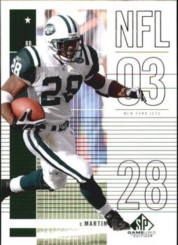 2003 SP Game Used #56 Curtis Martin Front
