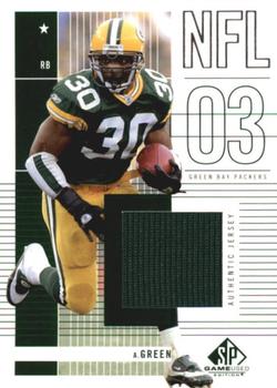 2003 SP Game Used #139 Ahman Green Front