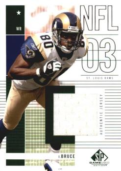 2003 SP Game Used #148 Isaac Bruce Front