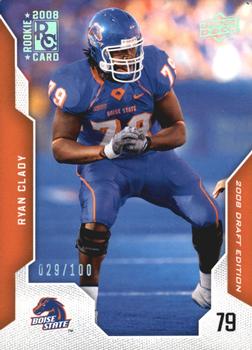 2008 Upper Deck Draft Edition - Silver #86 Ryan Clady Front