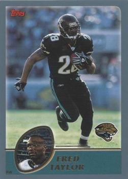 2003 Topps #12 Fred Taylor Front