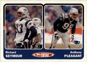 2003 Topps Total #409 Anthony Pleasant / Richard Seymour Front