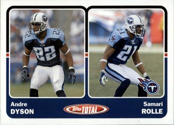 2003 Topps Total #438 Andre Dyson / Samari Rolle Front