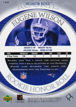2003 Upper Deck Honor Roll #166 Eugene Wilson Back