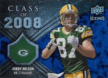 2008 Upper Deck Icons - Class of 2008 Blue #CO21 Jordy Nelson Front