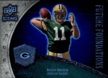 2008 Upper Deck Icons - Future Foundations Blue #FF6 Brian Brohm Front