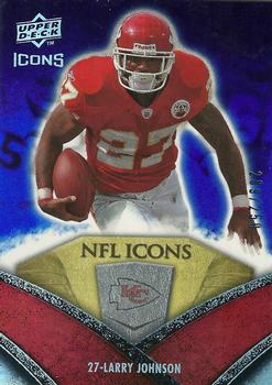 2008 Upper Deck Icons - NFL Icons Blue #NFL31 Larry Johnson Front