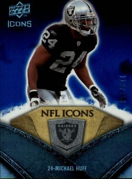 2008 Upper Deck Icons - NFL Icons Blue #NFL37 Michael Huff Front