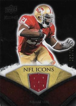 2008 Upper Deck Icons - NFL Icons Jersey Silver #NFL22 Frank Gore Front