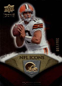 2008 Upper Deck Icons - NFL Icons Silver #NFL10 Brady Quinn Front