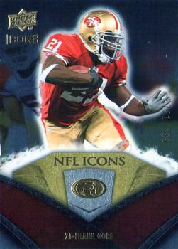 2008 Upper Deck Icons - NFL Icons Silver #NFL22 Frank Gore Front