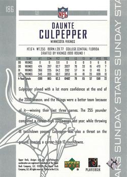 2003 Upper Deck #186 Daunte Culpepper Back