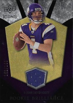 2008 Upper Deck Icons - Rookie Brilliance Jersey Silver #RB19 John David Booty Front