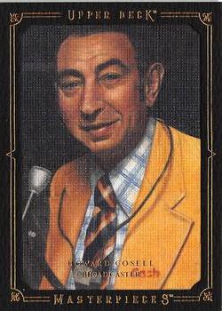 2008 Upper Deck Masterpieces - Framed Black #40 Howard Cosell  Front