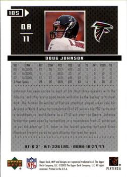 2003 Upper Deck MVP #105 Doug Johnson Back