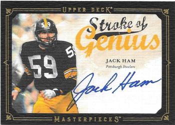 2008 Upper Deck Masterpieces - Stroke of Genius Autographs #SOG40 Jack Ham Front