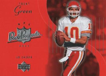 2003 Upper Deck Pros & Prospects #44 Trent Green Front