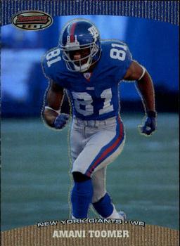 2004 Bowman's Best #43 Amani Toomer Front
