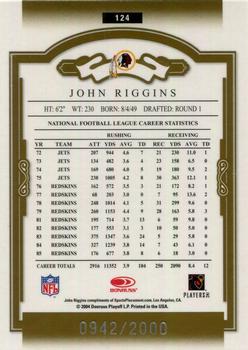 2004 Donruss Classics #124 John Riggins Back
