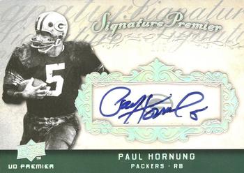 2008 Upper Deck Premier - Signatures Silver Spectrum #SP18 Paul Hornung Front