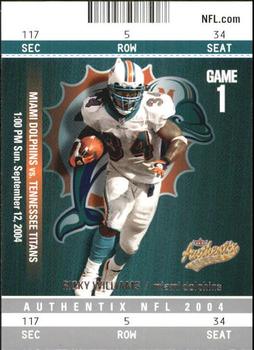 2004 Fleer Authentix #45 Ricky Williams Front