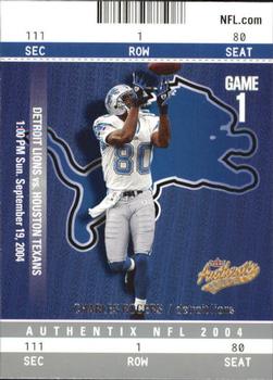 2004 Fleer Authentix #71 Charles Rogers Front