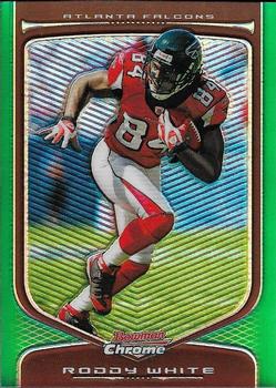 2009 Bowman Chrome - Green Refractors #81 Roddy White Front