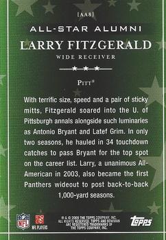 2009 Bowman Draft Picks - All-Star Alumni #AA8 Larry Fitzgerald  Back