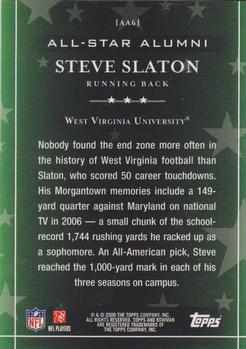 2009 Bowman Draft Picks - All-Star Alumni #AA6 Steve Slaton  Back