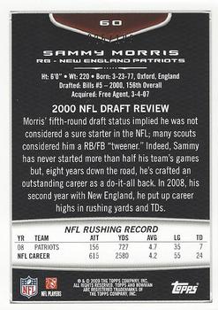 2009 Bowman Draft Picks - Blue #60 Sammy Morris Back