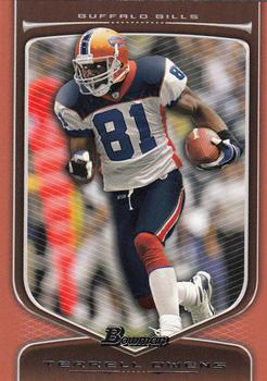 2009 Bowman Draft Picks - Red #76 Terrell Owens Front