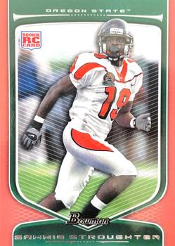 2009 Bowman Draft Picks - Red #206 Sammie Stroughter Front