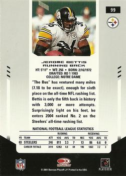 2004 Leaf Certified Materials #99 Jerome Bettis Back