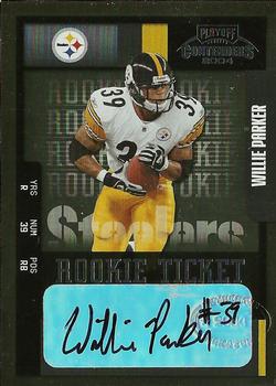 2004 Playoff Contenders #188a Willie Parker Front