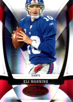 2009 Donruss Certified - Mirror Red #82 Eli Manning Front