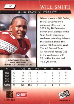 2004 Press Pass #37 Will Smith Back