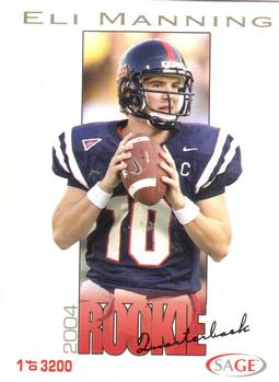 2004 SAGE #27 Eli Manning Front