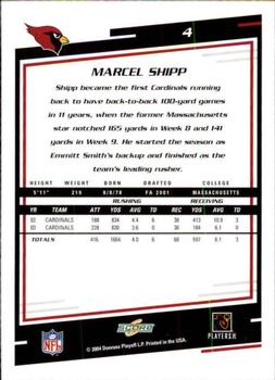 2004 Score #4 Marcel Shipp Back