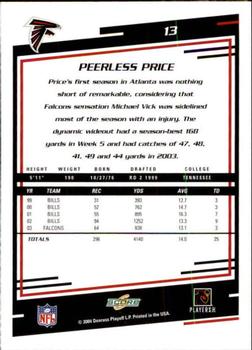 2004 Score #13 Peerless Price Back
