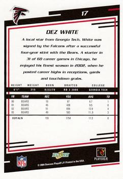 2004 Score #17 Dez White Back