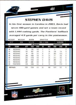 2004 Score #41 Stephen Davis Back