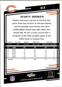 2004 Score #63 Marty Booker Back