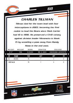 2004 Score #68 Charles Tillman Back