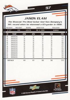2004 Score #97 Jason Elam Back