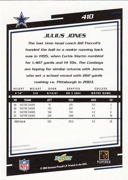 2004 Score #410 Julius Jones Back