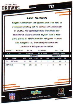 2004 Score #70 Lee Suggs Back